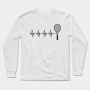 Tennis Heartbeat Long Sleeve T-Shirt